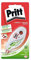 Pritt Korrektur Roller Ecomfort, mit einer ergonomischen seitlichen Anwendung ohne Verschmieren und einem Gehäuse aus überwiegend natürlichem Plastik, Einwegprodukt, 4,2mm x 8,5m