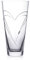 DIAMANTE Heart in Heart hand cut crystal vase with Swarovski crystals - 25cm