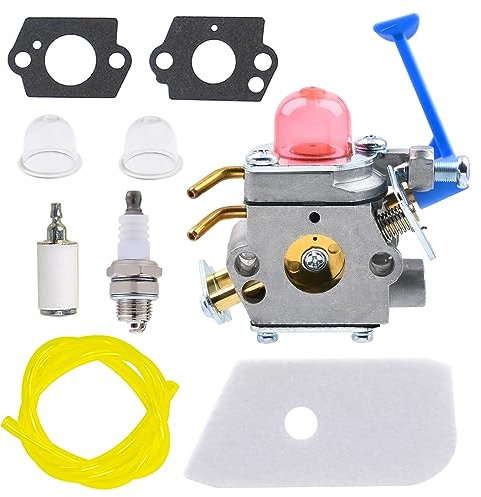 Fitbest Kit carburateur pour tondeuse Husqvarna 128C 128L 128LD 128R 128RJ 128CD 128LDX 545081848 C1Q-W40A Carb