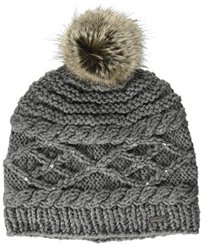 Barts Damen Claire Beanie Baskenmütze, Grau (Heather Grey 0002), One Size (Herstellergröße: Uni)