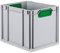 aidB Eurobox, NextGen Color, Griffe grün offen, 400x300x320mm - Einzel