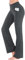 IUGA Bootcut Yoga Pants with Pockets for Women High Waist Workout Bootleg Pants Tummy Control, 4 Pockets Work Pants for Women Gray