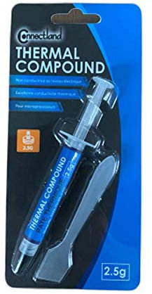 Pâte thermique 2.5g argentée pour processeur Connectland