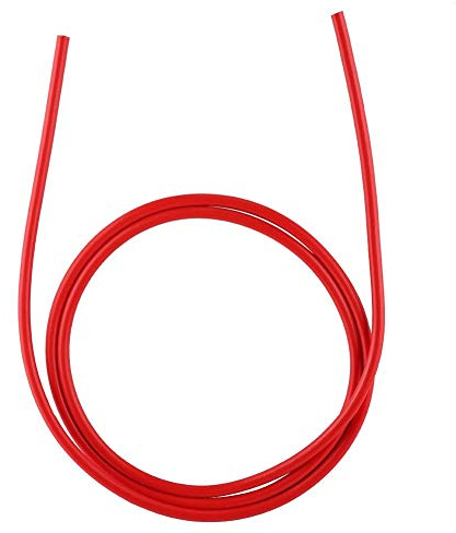 Diyeeni PTFE Schlauch, 1m Teflonschlauch für 3D Drucker, Nozzle Tube Speziell für 1.75mm Verbrauchsmaterialien, 3D-Drucker Zubehör (1.95mm ID / 4.0mm OD)(Rot)