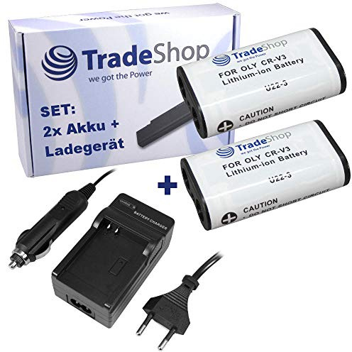 Set-Angebot: 2X Li-Ion Kamera Akku 2000mAh + Ladegerät mit Kfz Adapter für Kodak Easyshare is Z612 Z650 Z700 Z710 Z712 is Z740 Z812 is Z8612 is Z885 ZD710