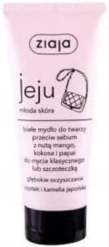 Jeju White Face Soap (Mango, Kokos, Papája) – ?isticí Gel 75 ml