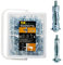 T.K.Excellent Hohlraumdübel (8 * 46mm 50Pcs+11 * 50mm 20Pcs)