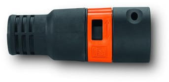 FEIN Antistatische Werkzeugmuffe, elektrisch leitend, mit Saugkraftregulierung, für Schlauch-Ø 35 mm, Elektrowerkzeug-Anschluss Ø 27 mm. passend für Nass-/Trockensauger FEIN Dustex