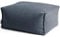 mokebo Pouf oder Hocker aus Recyclingstoff 'Der Ruhestifter', Sitzhocker oder Sitzpouf mit EPS-Perlen-Füllung, auch als Fußhocker oder Beistelltisch fürs Wohnzimmer in 60x45x25 cm (B/T/H) in Blau