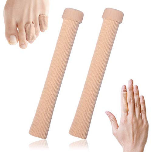 PediGel® - Medically Approved Polymer Gel Lined Tubing 15cm Length - Offering Protection & Friction Relief for Hammer & Claw Toe - 2 Units - Medium