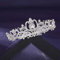 Brautschmuck Tiara Prinzessin Diadem Kristallkrone mit Strass-Kamm,Crystal Bunt Strass Hochzeit Braut Königin Krone Geburtstagskrone Tiara Diadem für Hochzeit, Festzüge, Party,Kostüm Accessoires