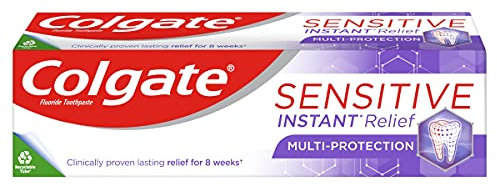 Colgate Sensitive Instant Relief Toothpaste 75ml| Sensifoam Multi-Protection for Sensitive Teeth| Rapid Relief Formula | Sensitive Toothpaste| Clinically Proven