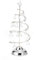 HERCHR Kristall Weihnachtsbaum mit LED-Schnur, Spiral Ornament Metall Display Weihnachtsbaum Nachtlicht mit Kristall Anhänger Weihnachtsbaum Lampe Ornament Nachtlicht