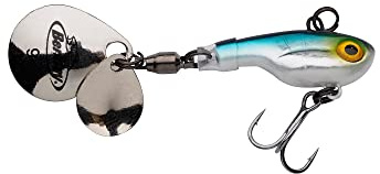 Berkley Pulse Spintail Perch Barsch Angelköder, 5cm | 5 g, Blue Silver Glitter