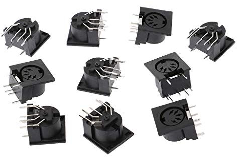 SHESSTILL 10 Teile/Satz Computer Netzwerk Leiterplattenmontage Buchse DIN5 DIN 5-Pin Jack DS-5-01 MIDI