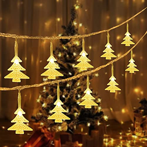 LED Lichterkette Batterie,6M,40 led,warmweiße Weihnachtsbaum,lichtervorhang fenster weihnachten,Weihnachten Lichterketten,LED Batteriebetriebene Lichterketten,lichterkette batterie kinderzimmer