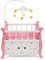 Bayer Chic 2000 - Puppenbett mit Mobile, Puppenmöbel, Puppenzubehör, Stars pink