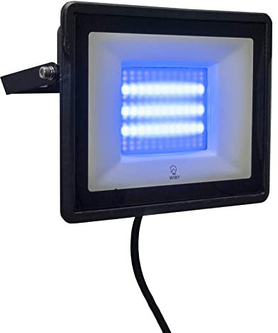 Planetitaly Faro LED 50W SMART WiFi faretto intelligente IP65 luce RGB CCT da 2700K a 6500K multicolore giardino facciate 230V controllo vocale smartphone APP