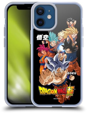 Head Case Designs Offizielle Dragon Ball Super Goku Universe Survival Characters Gelhülle [Militärischer Schutzgrad] Kompatibel Mit Apple iPhone 12 Mini Und Kompatibel Mit MagSafe
