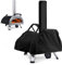 Fenghome Housse de four à pizza Ooni karu 16, étanche, résistant aux intempéries, sac de transport, tissu Oxford, four à pizza, sac de transport, accessoires de four à pizza, noir, 83 x 52 x 34 cm