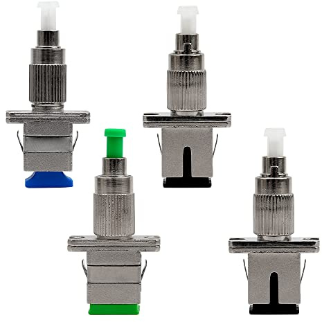 Glasfaser-Stecker, FC-Stecker auf SC-Buchse, Adapter, Einzelmodus, Multimode, UPC/APC Flanschkupplungen