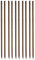 10x Schnureisen 1000x18 mm | Schnurnagel | Schnurpfahl | Schnurstange | Erdnagel | Eisennagel | 10 Stück