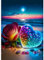 AIRDEA DIY Herz Diamond Painting Set Erwachsene Kinder, Rose Blume Diamant Painting Bilder 5D Diamant Kunst Traumland Diamant Malerei Set Cross Stickerei Malerei Kits für Heimdekor 30x40 cm