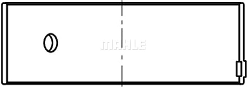 MAHLE ORIGINAL 227 PL 21858 000 Pleuellager Pleuellagerschale