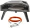 SANTOS Pizzaofen O-160 - inkl. innovativem Pizza-Drehteller & U-Brenner - Pizzastein Ø37cm- 360° Bräunung - Gas-Pizzaofen - Pizza, Flammkuchen, Pita