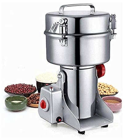 Grain Crusher 1000g Electric Grain Grinder Mill, Stainless Steel High Speed Ultra-fine Mill Powder Machine Mixer Herb Grinding Pulverizer, for Wheat Corn Sesame Coffee Etc