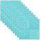 Lot de 10 panneaux muraux 3D, 35 x 35 cm, carreaux muraux autocollants, carreaux muraux en pierre douce, panneaux de mousse pour salon, chambre à coucher, décoration - Bleu