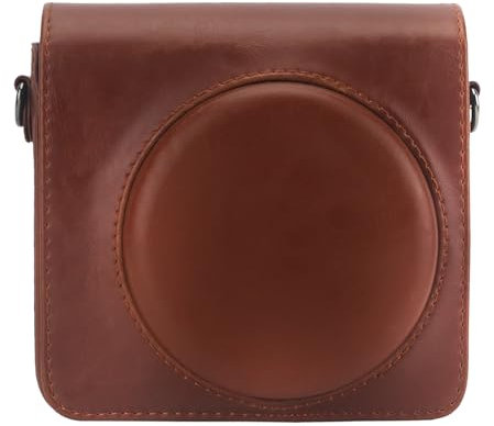 Frankmate Camera Case Bag Compatible with Fujifilm Instax Square SQ40 / SQ1 Instant Camera - Premium PU Leather Bag Cover with Removable Adjustable Strap
