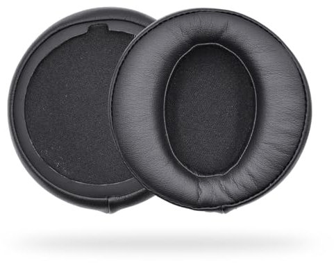 XBERSTAR Ersatz-Ohrpolster für Sony MDR-XB950BT Kopfhörer, schwarze Leder-Ohrpolster