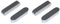 cyclingcolors 4x Antriebswellen Passfeder Paßfeder Zündkeil Mitnehmerkeil Halbmondkeil traktor rasenmäher motorrad moped roller, 5x5x20mm