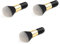 Didiseaon 3 Pièces pinceau fond de teint plat makeup brushes foundation brush pinceaux blush concealer brush pinceau de maquillage fondation
