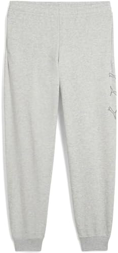 PUMA Jungen ESS Logo LAB Execution Sweatpants TR B Gestrickte Hosen, Light Gray Heather,