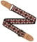 CASCHA Ukulele Gurt, vegan - Ethnic Red Stripes - Verstellbarer und komfortabler Ukulelengurt aus umweltfreundlichen Materialien, langlebig und stylisch, passt zu allen Ukulelen