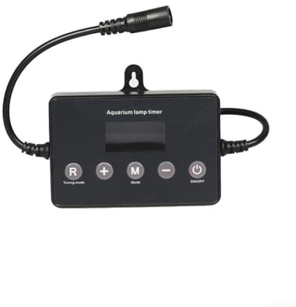 SPORTARC Regolatore di luce dell'acquario, regolatore intelligente della luce del LED di temporizzazione, luce del serbatoio di pesce del temporizzatore con schermo LCD per acquari
