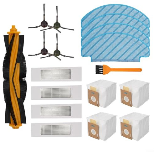 Feegow Piezas de repuesto para aspiradora Deebot N10/N10 Plus, kit de limpieza integral para el hogar, 18 piezas de repuesto para una limpieza eficaz