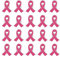 Octobre Rose Lot de 20 Broches, Ruban Rose de Sensibilisation Cancer du Sein Pin's Octobre Rose 2024 Accessoires Soutenir la Cause Survivante du Cancer du Sein Femmes Broche 6x4 cm (6X4CM)