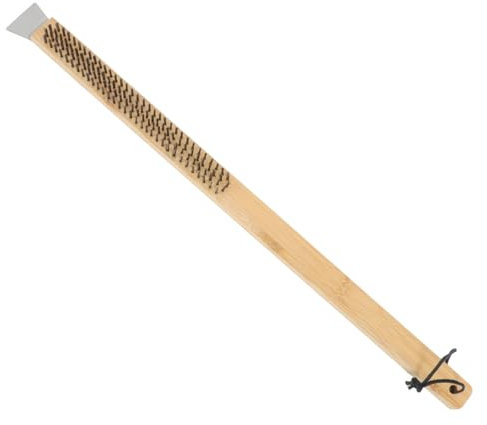 BESPORTBLE Homemade Pizza Accessory Long Handle Pizza Brush Oven Cleaner Cleaning Tool