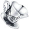 STOBOK 1pc Beaded Teacup Bracelet Elegant Hand Jewelry Sterling Silver Jewelry Dainty Jewelry Bracelet for Charms Spacers Charms Mini Cup Pendant Charms Beads S925 Sterling Silver