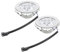 COMNESTBI Luz De Campana Extractora Luces De Campana De Cocina Bombilla Led Para Campana Extractora Bombilla Led Para Luces De Campana De Cocción De Capó Silver El Plastico