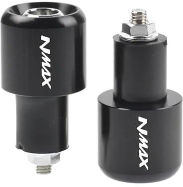 pour NMAX 155 NMAX 125 NMAX 150 15-21 Embouts De Guidon Embouts De Guidon De Moto CNC 7/8 Mm Poignées De Guidon Embouts De Guidon Embouts de Guidon(Black)