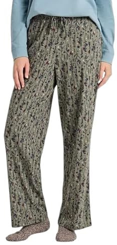 Life is Good. Women's Cardinal Winter Snuggle Up Sleep Pant, Moss Green, Small