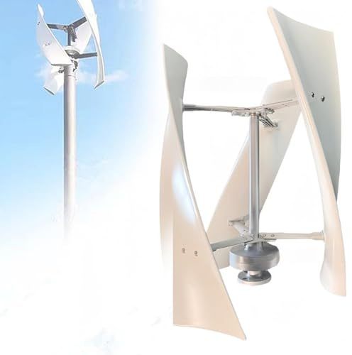 XueFulxion 3000WAerogeneratore Ad ASSE Verticale,Kit Eolico Domestico Silenzioso – Perfetto per L’autoconsumo Energetico di Villette Indipendenti,Alimentare in Autonomia Capanni Attrezzi 24v