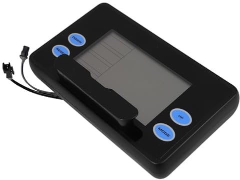 INOOMP Fitness Rudergerät Monitor LCD Display Digitales Messgerät für Geschwindigkeit und Distanz Kompakter Heimtrainer Ersatzteil für Wasserwiderstand Rudergeräte