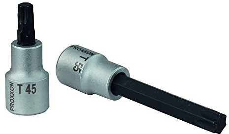 PROXXON 23496 TORX Einsatz Bit TX45 100mm lang Antrieb 12,5mm (1/2')