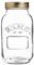 Kilner Preserve Jar 1L (1000ml) Round Glass Screw Top Lid Preservation Storage Jar for Pickling Vegetables Whole Fruits Chunky Chutneys