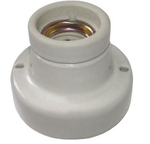 Porzellanfassung - gerade E27